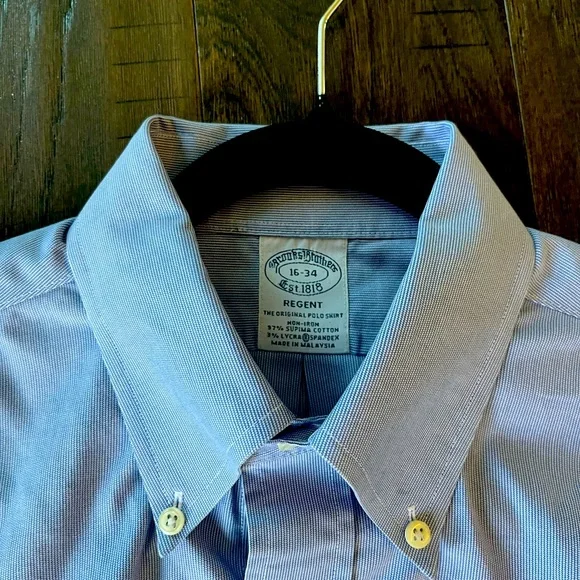 Blue Brooks Brothers Button-Up - Picture 2 of 3